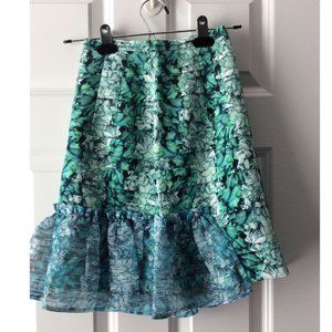 NWT, RachelAlex, Size XXS, Lined Silk Skirt. Very Cute.